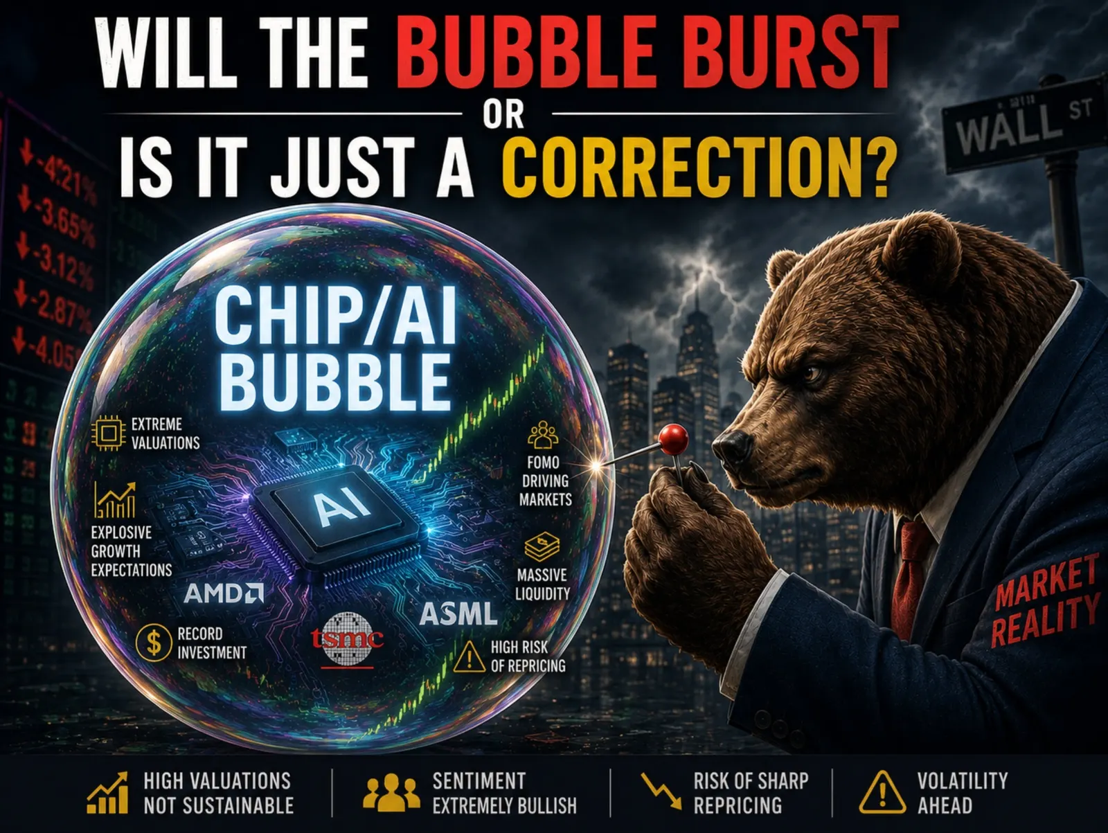 Chip and AI Stocks Experience Continued Decline