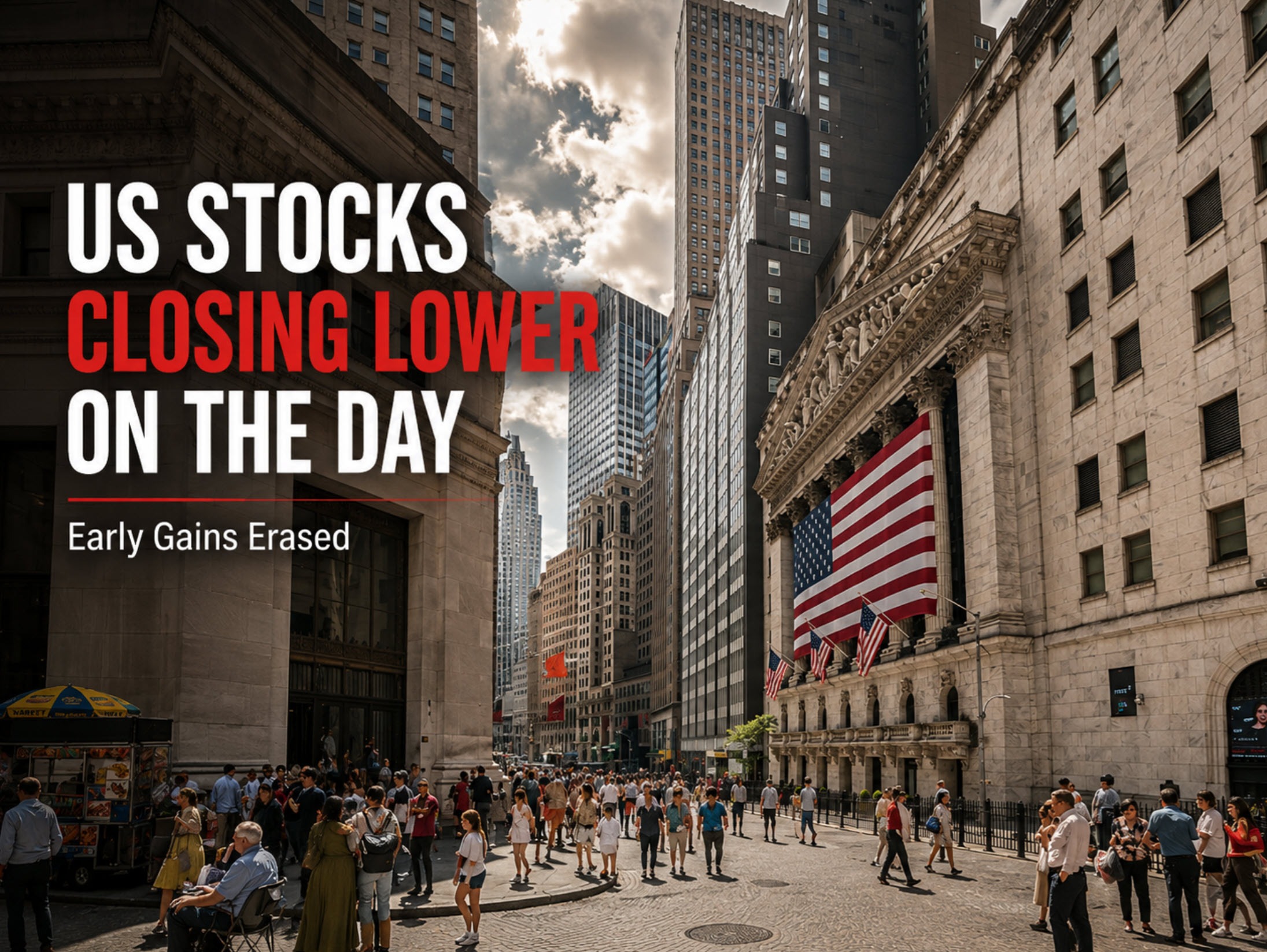 U.S. Stocks close lower as earnings pressure weighs; Dow leads the decline
