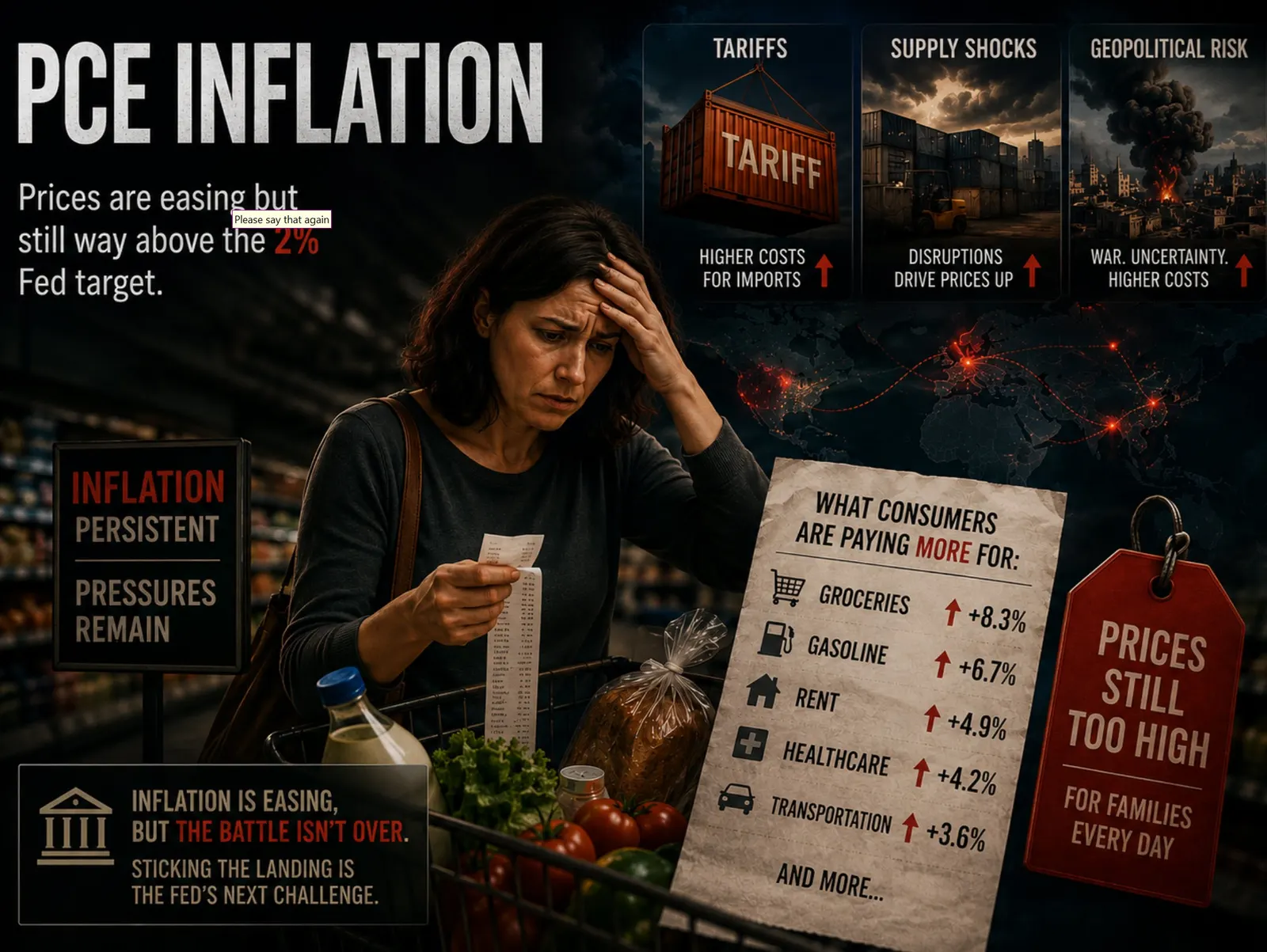 US June PCE Inflation Matches Expectations at 3.7%