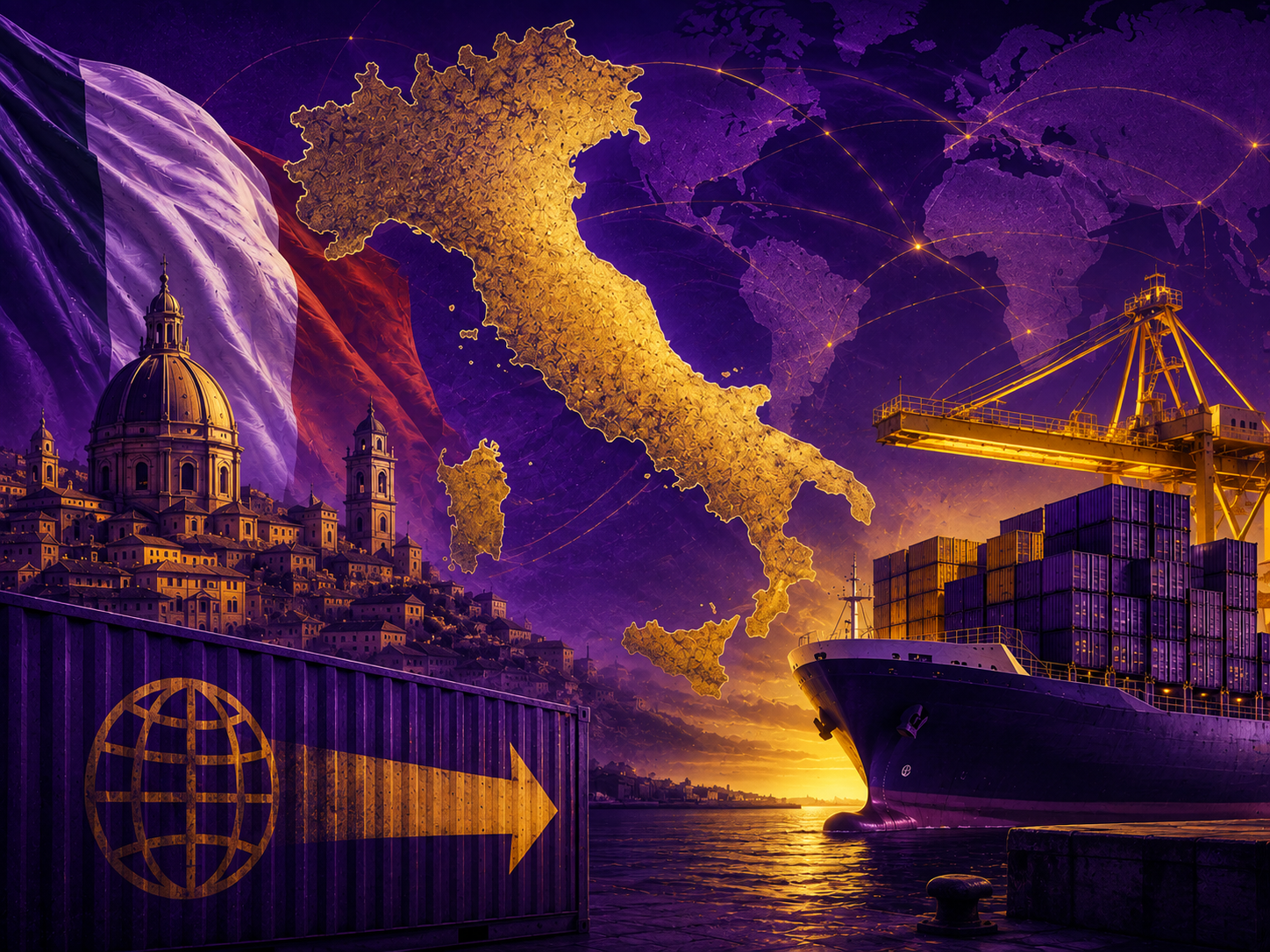 Italy trade surplus widens to €4.2 billion in June as exports accelerate
