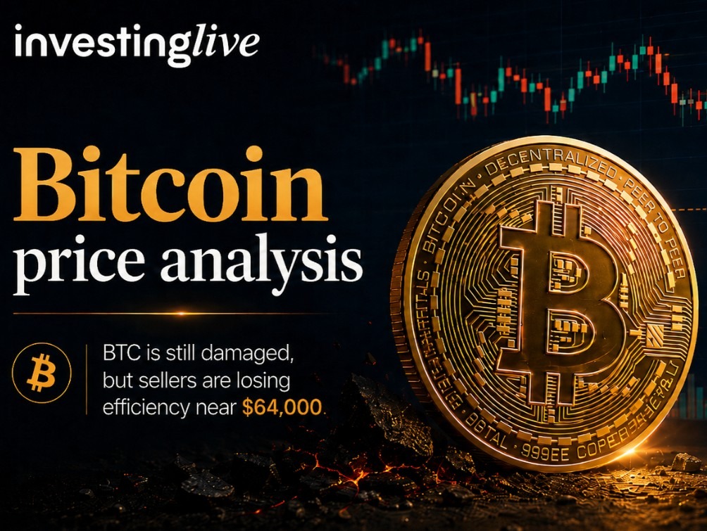 Bitcoin analysis shows the crypto king holds near $64k as order flow improves, but $65k remains the real test