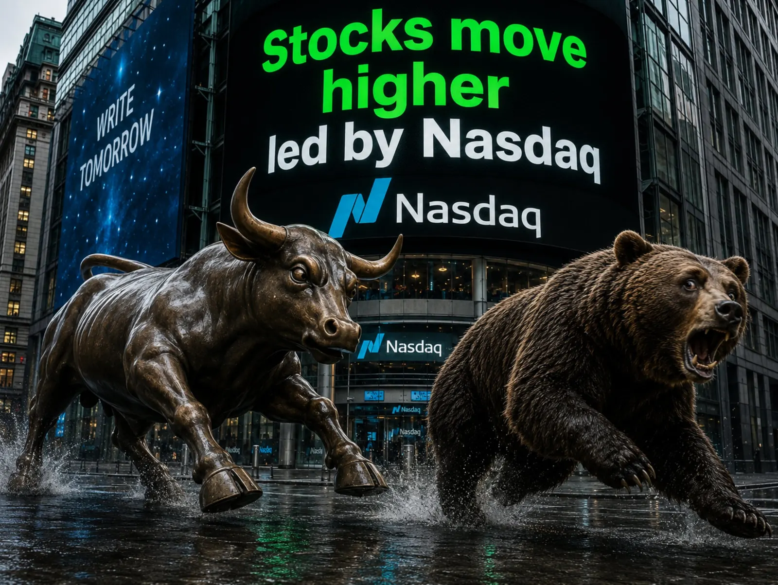 Nasdaq Indices Lead Market Rebound