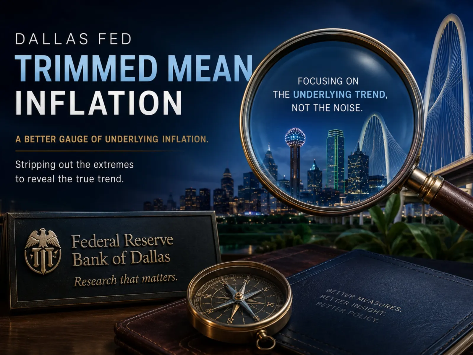 Dallas Fed Trimmed Mean PCE Inflation Rate Declines to 1.4%